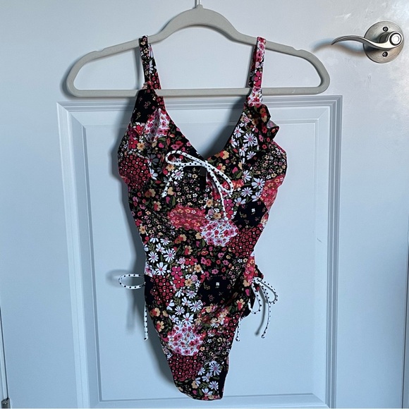 New! Skinny Dippers Jellyroll Rosalina Floral One Piece Swimsuit 35119 - Picture 4 of 12